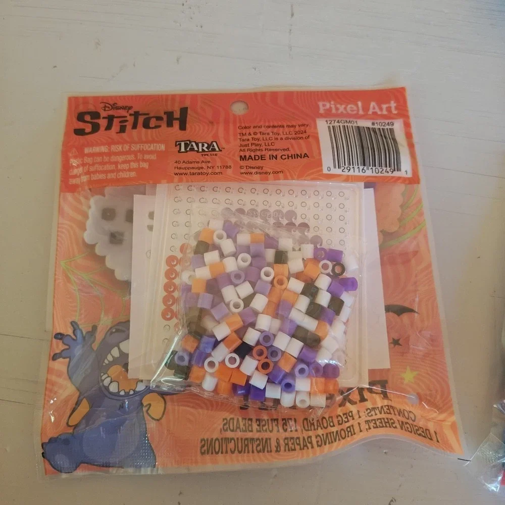 Perler Disney Stitch Fused Bead Kit Lot of 4‎ Kids Craft Age 6+ 225 Beads
